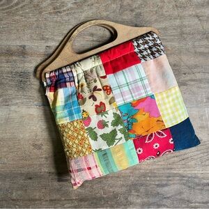 Vintage Handcrafted One of One Patchwork Handbag